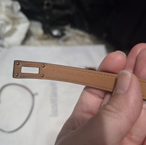 Hermes Kelly Double tour bracelet swift convert with gold hardware - Picture 4 of 13